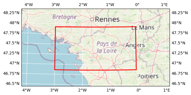 Bounding box map